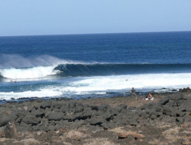 Al oeste de la isla